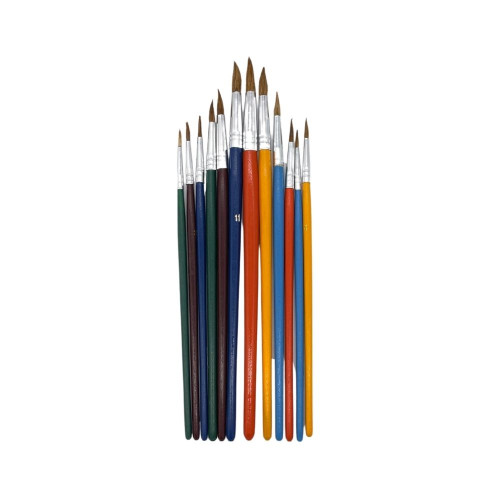 Decorating Supplies Direct Fit For The Job Artist's Brush Set 12 Piece